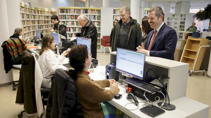 La Comunidad de Madrid reabre la biblioteca Pedro Salinas después de tres meses de obras y una inversión de 300.000 euros