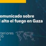 El Gobierno celebra el acuerdo para el alto el fuego entre Israel y Hamás en Gaza