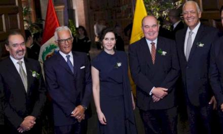 Díaz Ayuso, en la ceremonia de presentación del Patronato-Lima Ciudad de los Reyes