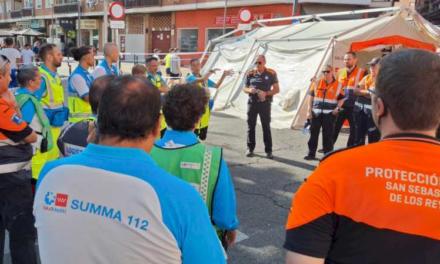 La Comunidad despliega un dispositivo sanitario en los Encierros Blancos de San Sebastián de los Reyes con un hospital de campaña y 20 profesionales del SUMMA 112