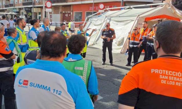 La Comunidad despliega un dispositivo sanitario en los Encierros Blancos de San Sebastián de los Reyes con un hospital de campaña y 20 profesionales del SUMMA 112