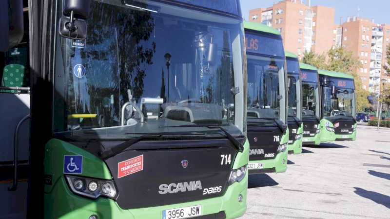 La Comunidad de Madrid incrementa en 2024 el número de viajes en los autobuses interurbanos y supera los 300 millones de pasajeros