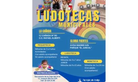 Torrejón – Aún quedan plazas libres para las actividades que oferta la Ludoteca municipal “La Cañada”, un recurso para la conciliación de l…