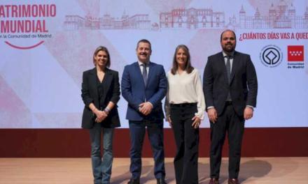 La Comunidad de Madrid creará una nueva línea de financiación dotada con 300.000 euros para el desarrollo turístico de sus destinos Patrimonio Mundial