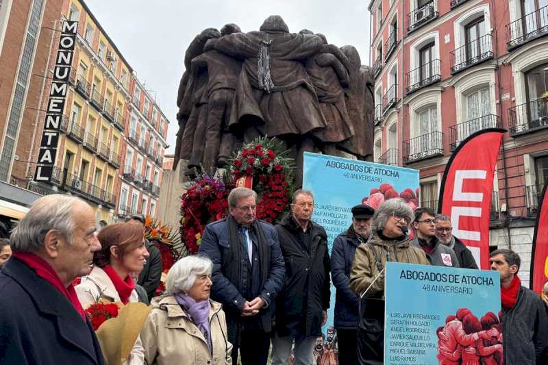 El monumento a los abogados asesinados en Atocha será declarado como Lugar de Memoria Democrática