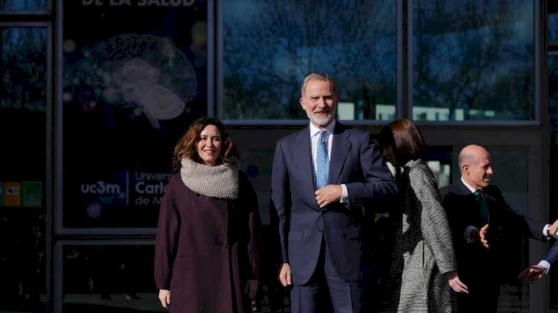 Díaz Ayuso, en la inauguración de la nueva Facultad de Ciencias de la Salud de la Universidad pública Carlos III de Madrid