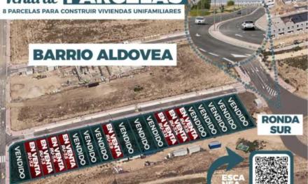 Torrejón – El Ayuntamiento de Torrejón de Ardoz pone a la venta 8 parcelas para construir viviendas unifamiliares en el nuevo barrio de Ald…