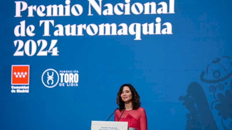 Díaz Ayuso en la presentación del nuevo Premio Nacional de Tauromaquia: “La ofensiva contra la tauromaquia es un ataque ideológico a la libertad, el arte y la Fiesta en España e Hispanoamérica”