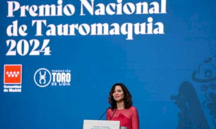 Díaz Ayuso en la presentación del nuevo Premio Nacional de Tauromaquia: “La ofensiva contra la tauromaquia es un ataque ideológico a la libertad, el arte y la Fiesta en España e Hispanoamérica”