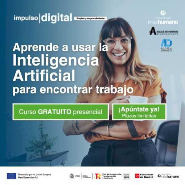 Alcalá – Abierta la inscripción para una nueva formación de ‘Impulso Digital’: un programa gratuito que empoderará a las mujeres de Alcal…