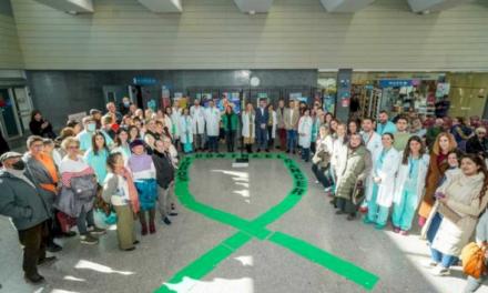 Torrejón – Torrejón de Ardoz se suma a la conmemoración del Día Mundial contra el Cáncer con un gran lazo verde humano en el Hospital y la …