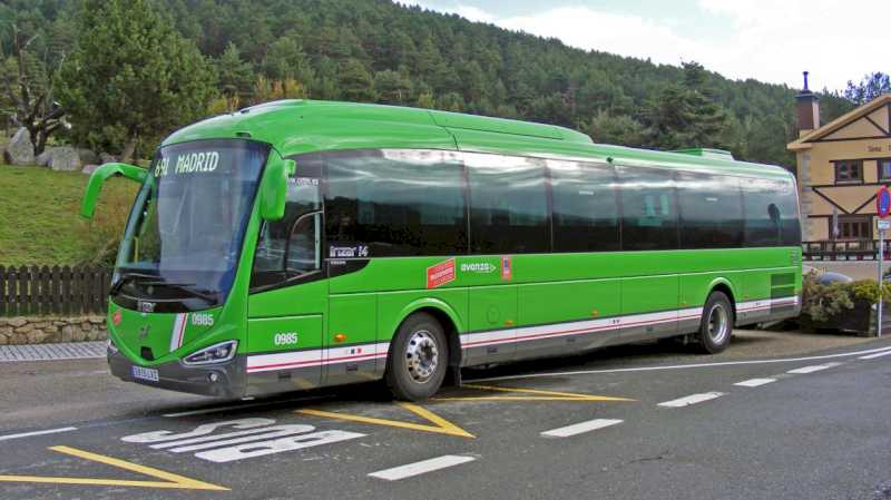 La Comunidad de Madrid incrementa un 450% la oferta de autobuses interurbanos para facilitar los desplazamientos a la Sierra los fines de semana