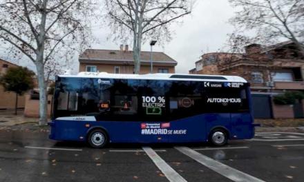 La Comunidad de Madrid transporta a 1.200 pasajeros en el primer autobús urbano autónomo que ha circulado en Leganés