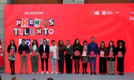 La Comunidad de Madrid entrega los Premios Talento Joven a 15 personas por su ejemplo de superación, tolerancia y solidaridad