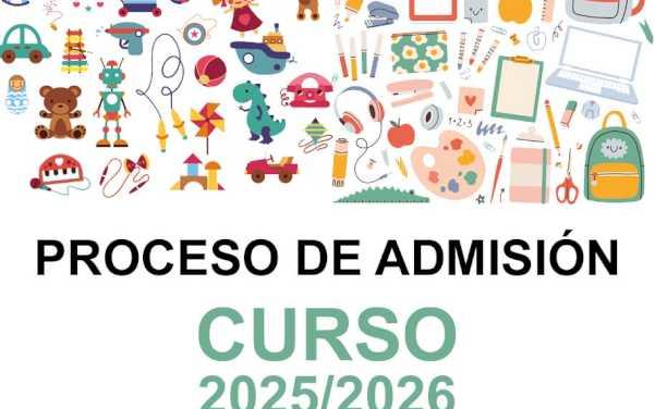 Alcalá – El proceso de admisión de alumnos para el curso 2025/2026 podrá efectuarse del 12 al 26 de marzo