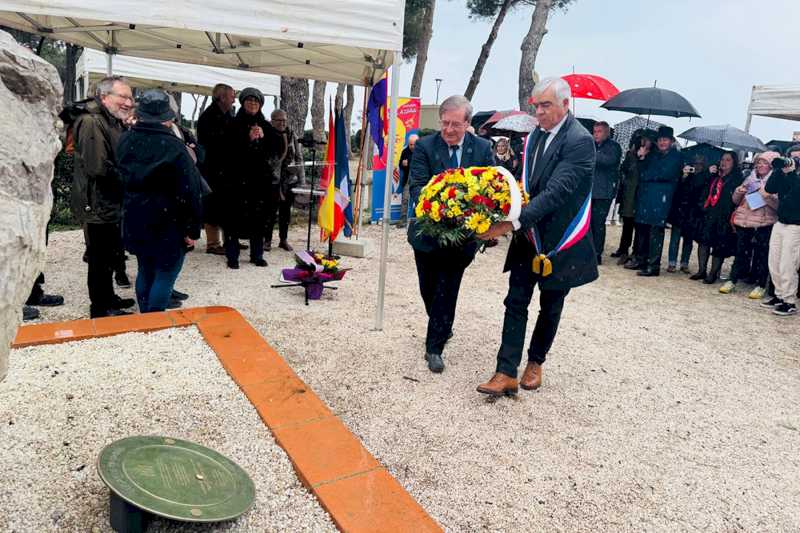 El Gobierno inaugura en Francia como Lugar de Memoria Democrática el campo de concentración de Argelès-sur-Mer