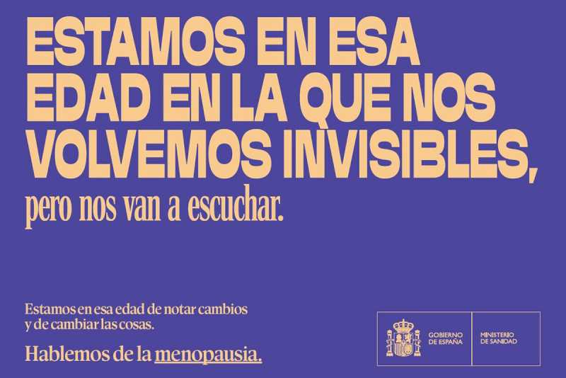 Sanidad lanza la campaña „Hablemos de la menopausia”