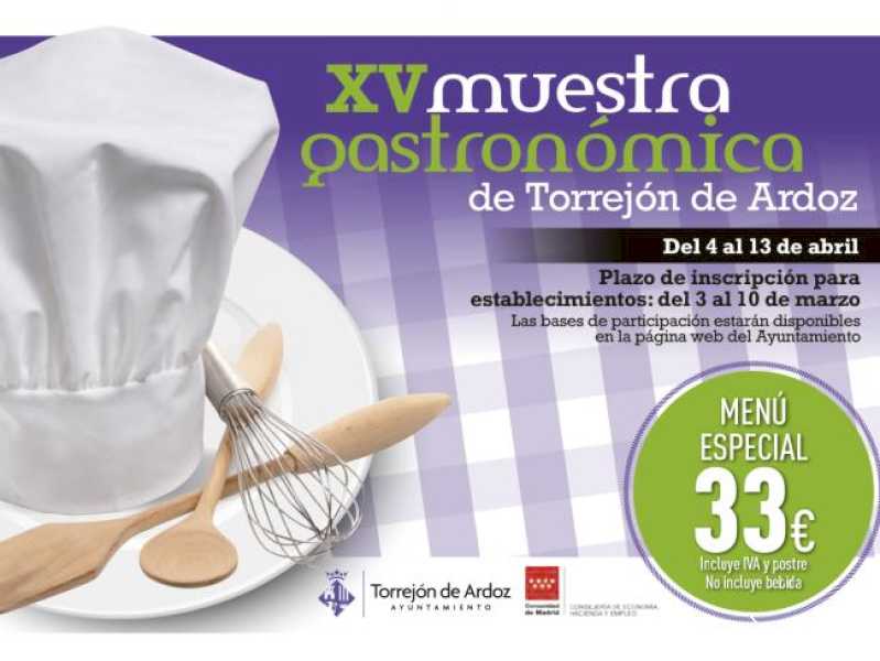 Torrejón – Hoy comienza el plazo de inscripción para participar en la XV Muestra Gastronómica de Torrejón, que permanecerá abierto hasta el…