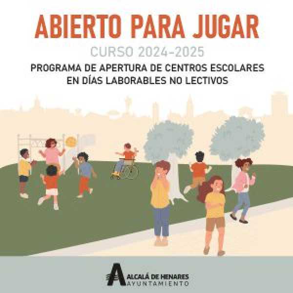 Alcalá – Abierto el plazo de inscripción para el “Abierto para Jugar” esta Semana Santa